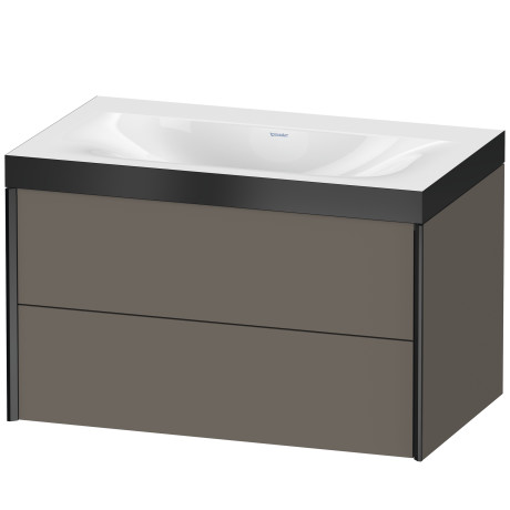 Furniture washbasin c-bonded with vanity wall mounted, XV4615NB290P