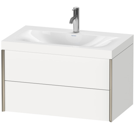 Furniture washbasin c-bonded with vanity wall mounted, XV4615OB118C