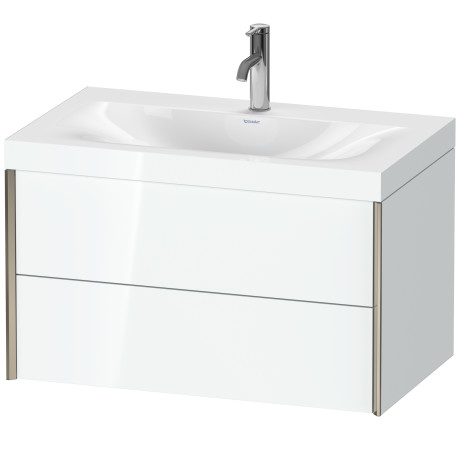 Furniture washbasin c-bonded with vanity wall mounted, XV4615OB185C