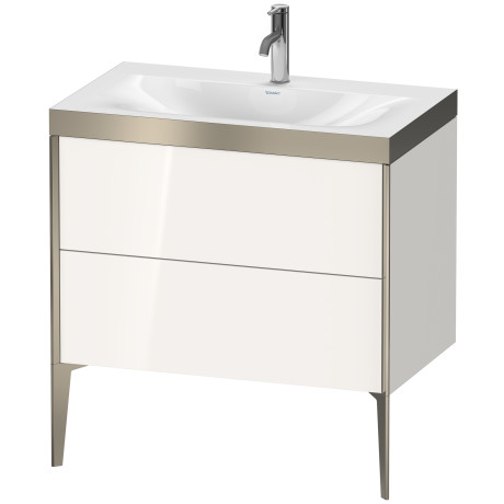Furniture washbasin c-bonded with vanity floorstanding, XV4710 N/O