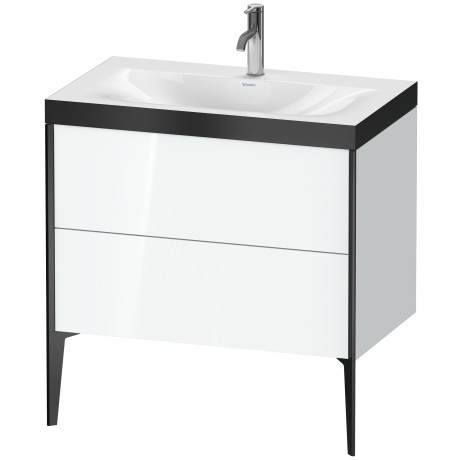 Furniture washbasin c-bonded with vanity floorstanding, XV4710OB285P