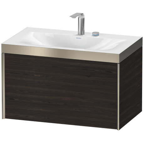Furniture washbasin c-bonded with vanity wall mounted, XV4610EB169P