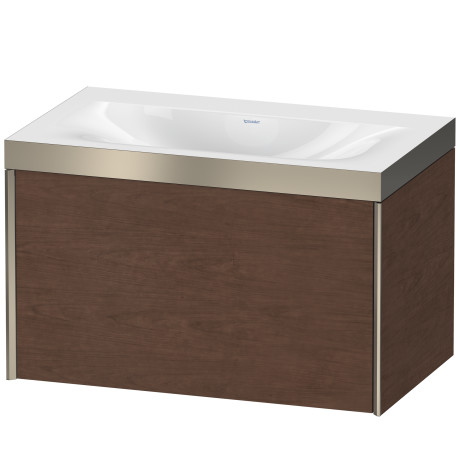 Furniture washbasin c-bonded with vanity wall mounted, XV4610NB113P