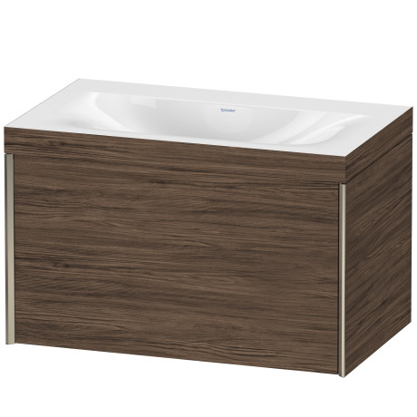 Furniture washbasin c-bonded with vanity wall mounted, XV4610NB121C