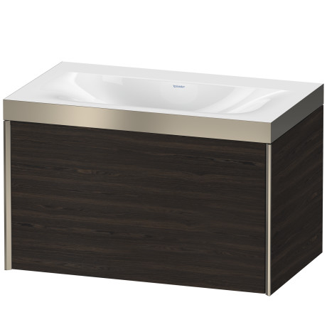 Furniture washbasin c-bonded with vanity wall mounted, XV4610NB169P