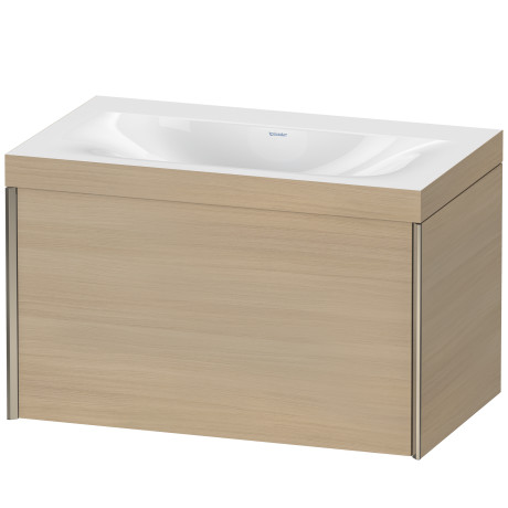 Furniture washbasin c-bonded with vanity wall mounted, XV4610NB171C