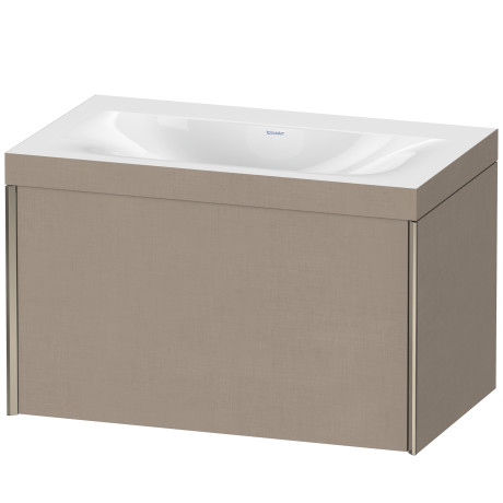 Furniture washbasin c-bonded with vanity wall mounted, XV4610NB175C