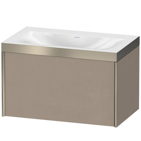 Furniture washbasin c-bonded with vanity wall mounted, XV4610NB175P