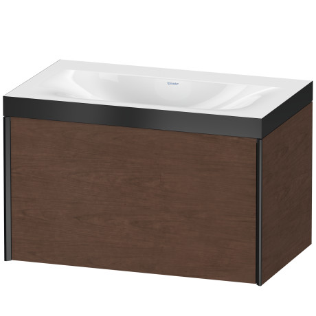 Furniture washbasin c-bonded with vanity wall mounted, XV4610NB213P