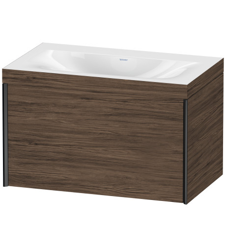 Furniture washbasin c-bonded with vanity wall mounted, XV4610NB221C