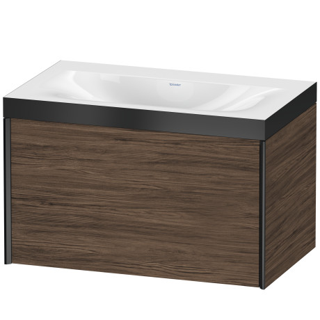 Furniture washbasin c-bonded with vanity wall mounted, XV4610NB221P