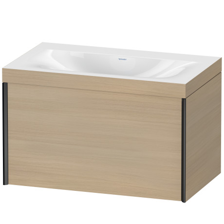 Furniture washbasin c-bonded with vanity wall mounted, XV4610NB271C