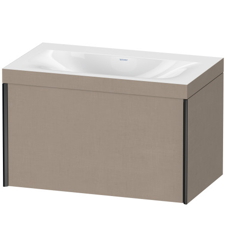 Furniture washbasin c-bonded with vanity wall mounted, XV4610NB275C