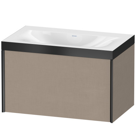 Furniture washbasin c-bonded with vanity wall mounted, XV4610NB275P