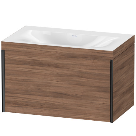 Furniture washbasin c-bonded with vanity wall mounted, XV4610NB279C