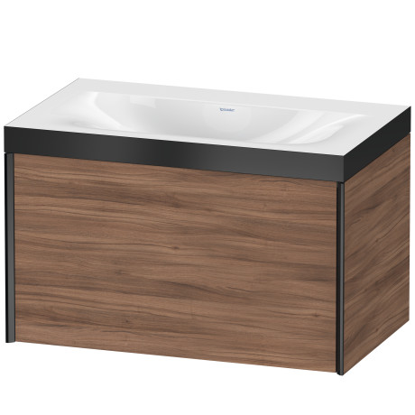 Furniture washbasin c-bonded with vanity wall mounted, XV4610NB279P