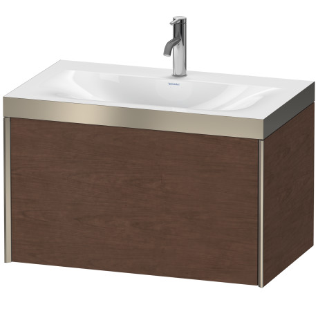 Furniture washbasin c-bonded with vanity wall mounted, XV4610OB113P