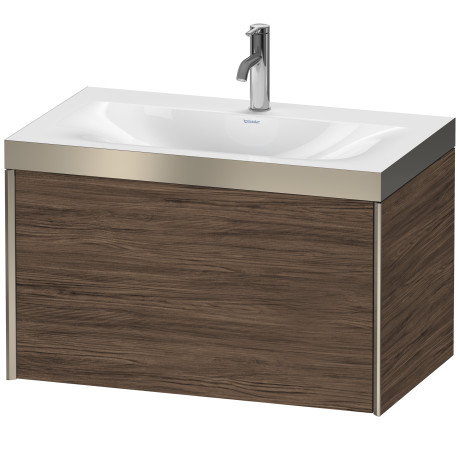 Furniture washbasin c-bonded with vanity wall mounted, XV4610OB121P