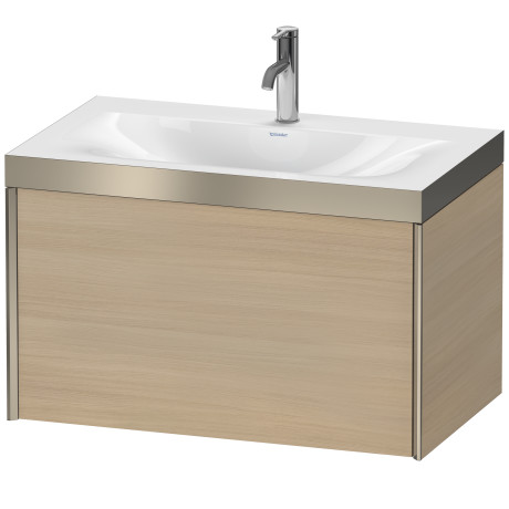 Furniture washbasin c-bonded with vanity wall mounted, XV4610OB171P