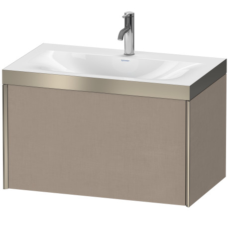 Furniture washbasin c-bonded with vanity wall mounted, XV4610OB175P