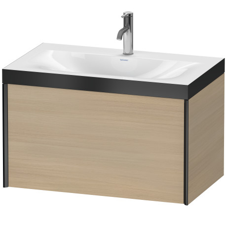 Furniture washbasin c-bonded with vanity wall mounted, XV4610OB271P