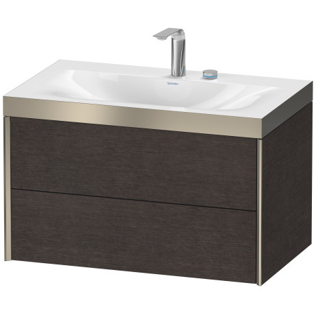 Furniture washbasin c-bonded with vanity wall mounted, XV4615EB172P