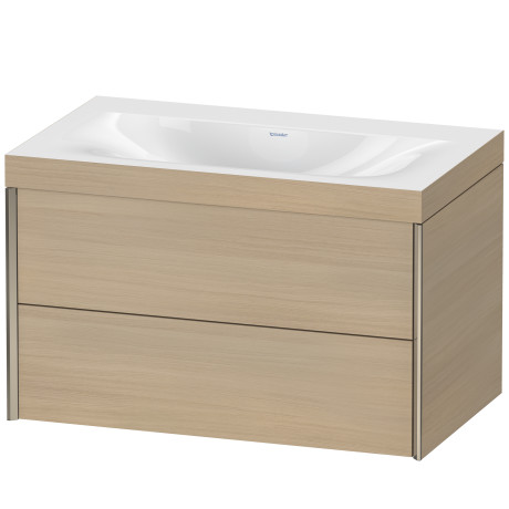 Furniture washbasin c-bonded with vanity wall mounted, XV4615NB171C