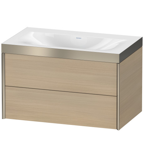 Furniture washbasin c-bonded with vanity wall mounted, XV4615NB171P