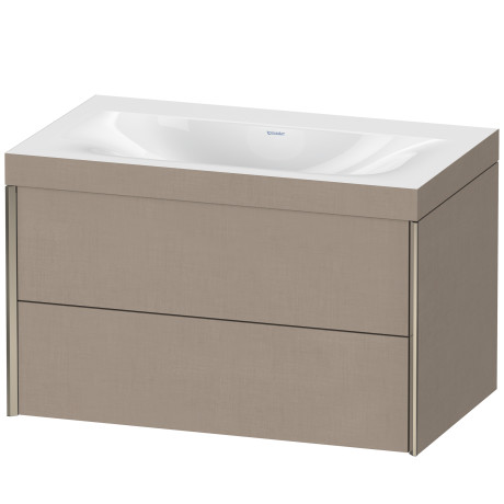 Furniture washbasin c-bonded with vanity wall mounted, XV4615NB175C