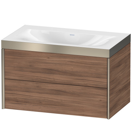 Furniture washbasin c-bonded with vanity wall mounted, XV4615NB179P