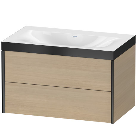 Furniture washbasin c-bonded with vanity wall mounted, XV4615NB271P