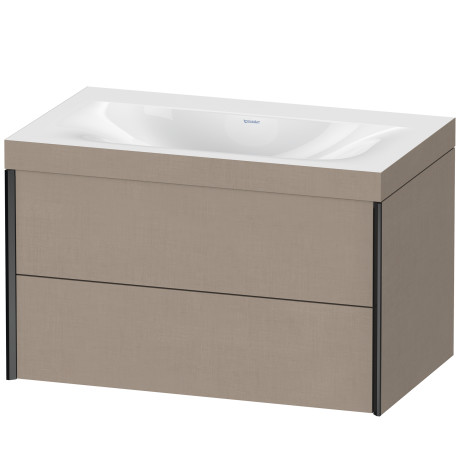Furniture washbasin c-bonded with vanity wall mounted, XV4615NB275C