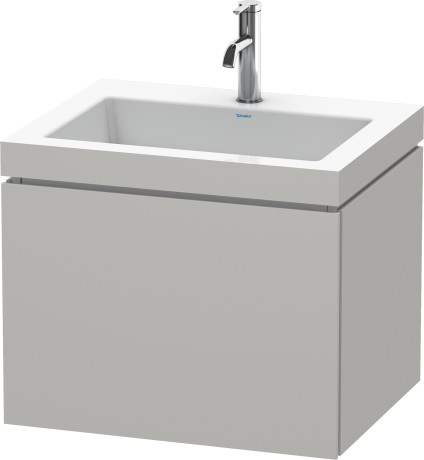 Furniture washbasin c-bonded with vanity wall mounted, LC6916O0707 furniture washbasin Vero Air included