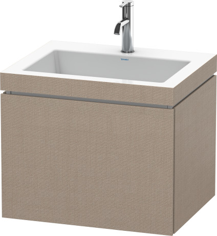 Furniture washbasin c-bonded with vanity wall mounted, LC6916O7575 furniture washbasin Vero Air included