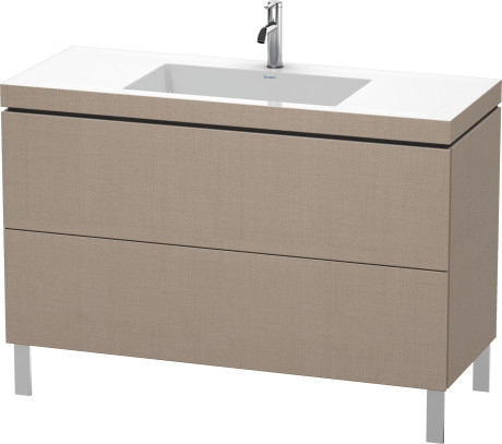 Lavabo pour meuble c-bonded avec meuble sous lavabo à poser, LC6939O7575 lavabo pour meuble Vero Air inclus