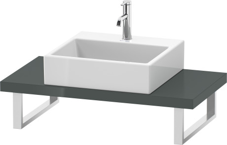 Plan de toilette Compact pour vasques à poser et vasques à encastrer, LC100C03838 largeur max. 2000 mm