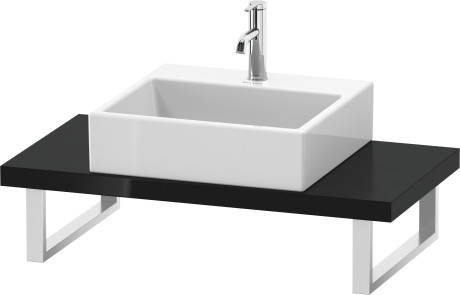 Plan de toilette Compact pour vasques à poser et vasques à encastrer, LC100C04040 largeur max. 2000 mm