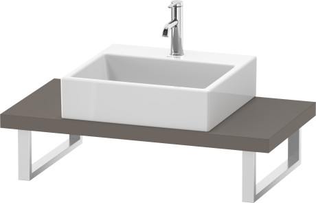 Plan de toilette Compact pour vasques à poser et vasques à encastrer, LC100C04343 largeur max. 2000 mm