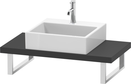 Plan de toilette Compact pour vasques à poser et vasques à encastrer, LC100C04949 largeur max. 2000 mm