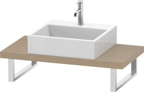 Console for above-counter basin and vanity basin Compact, LC100C07171 Width max. 78 3/4