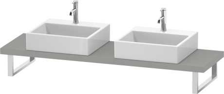 Consolle per bacinella da appoggio o lavabo da incasso soprapiano Compact, LC101C00707 larghezza max. 2000 mm