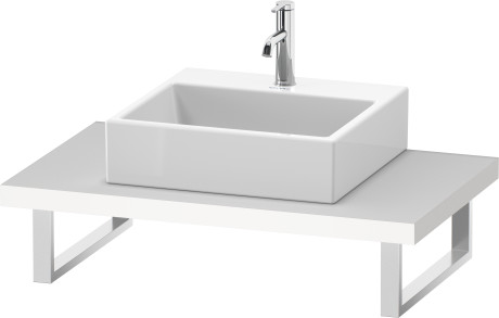 Plan de toilette pour vasques à poser et vasques à encastrer, LC102C01818 largeur max. 2000 mm