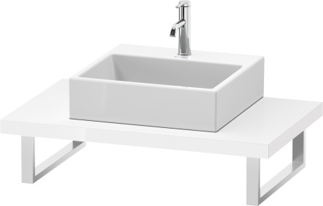 Plan de toilette pour vasques à poser et vasques à encastrer, LC102C08585 largeur max. 2000 mm