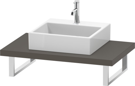 Consolle per bacinella da appoggio o lavabo da incasso soprapiano, LC102C09090 larghezza max. 2000 mm