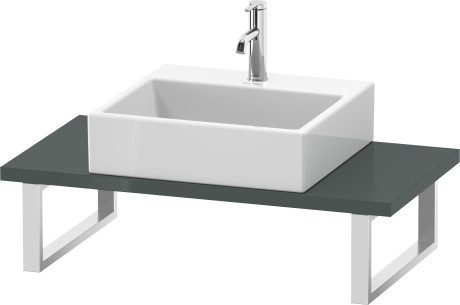 Plan de toilette Compact pour vasques à poser et vasques à encastrer, LC104C03838 largeur max. 2000 mm