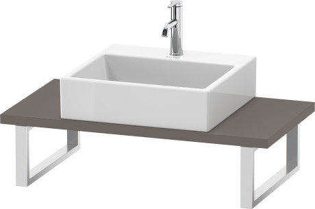 Plan de toilette Compact pour vasques à poser et vasques à encastrer, LC104C04343 largeur max. 2000 mm