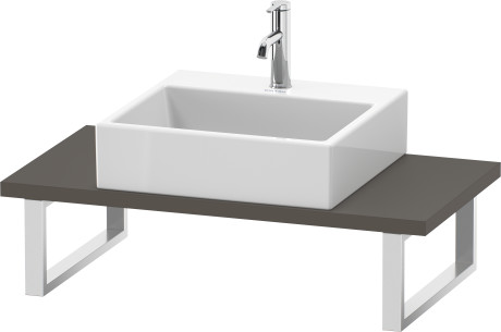 Plan de toilette Compact pour vasques à poser et vasques à encastrer, LC104C09090 largeur max. 2000 mm