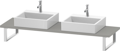 Plan de toilette Compact pour vasques à poser et vasques à encastrer, LC105C00707 largeur max. 2000 mm