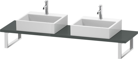 Consolle per bacinella da appoggio o lavabo da incasso soprapiano Compact, LC105C03838 larghezza max. 2000 mm