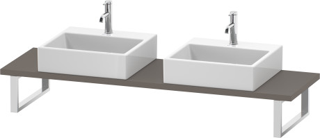 Plan de toilette Compact pour vasques à poser et vasques à encastrer, LC105C04343 largeur max. 2000 mm